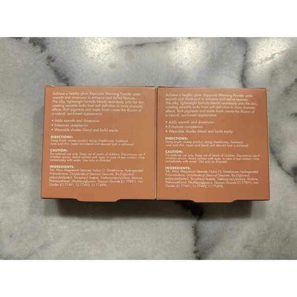 Kristofer Buckle Exposure Matte Warming Powder Bronzer in Lot of 2 - Picture 2 of 2